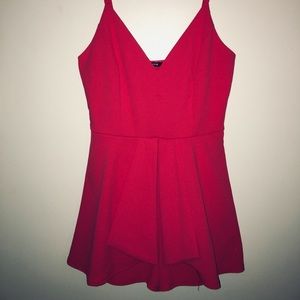 Hot pink romper